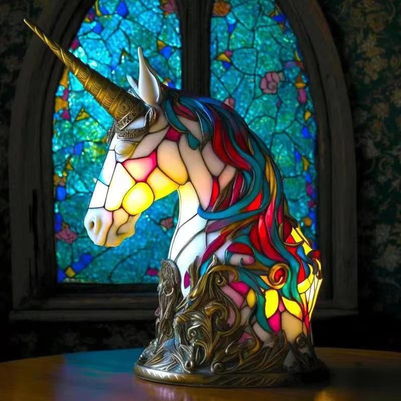 Magical Animal Statue Resin Table Lamp M537