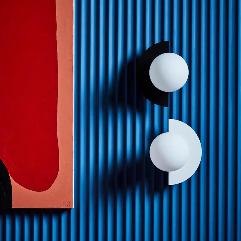 Colourful Ambient Wall Sconce - Decorative Indoor Light Fixture S149