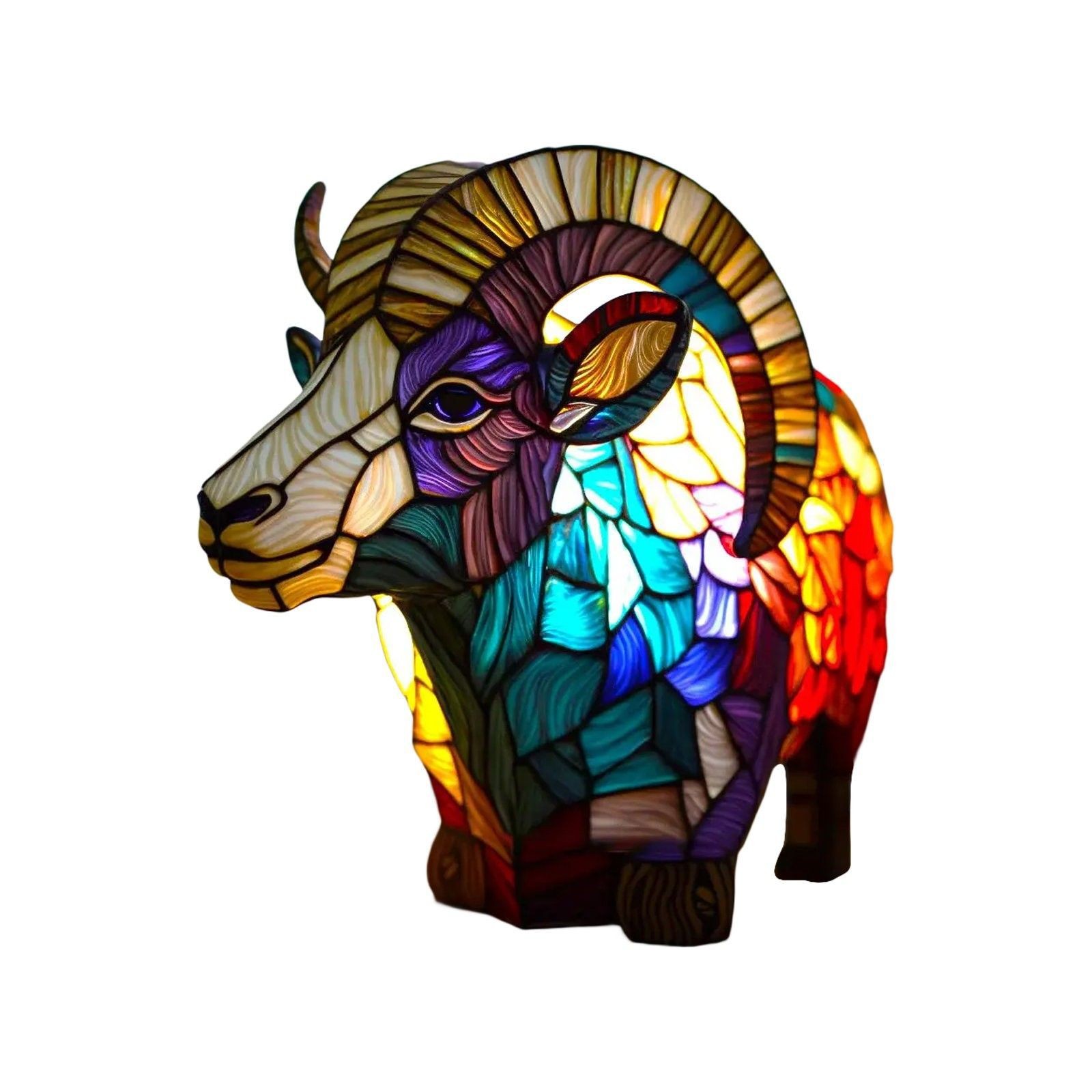 Magical Animal Statue Resin Table Lamp M537