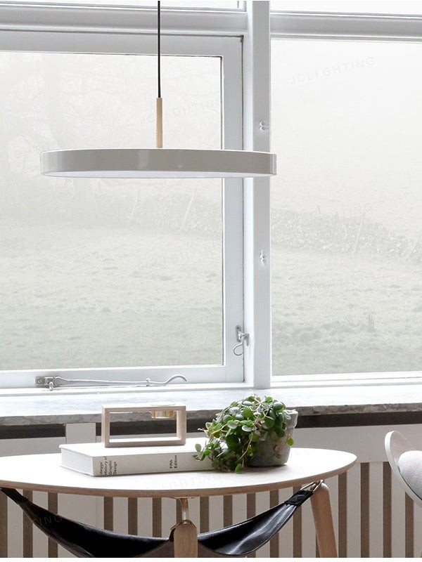 Modern Disc Pendant Light — Nordic Minimalist Fixture for Dining & Kitchen G102