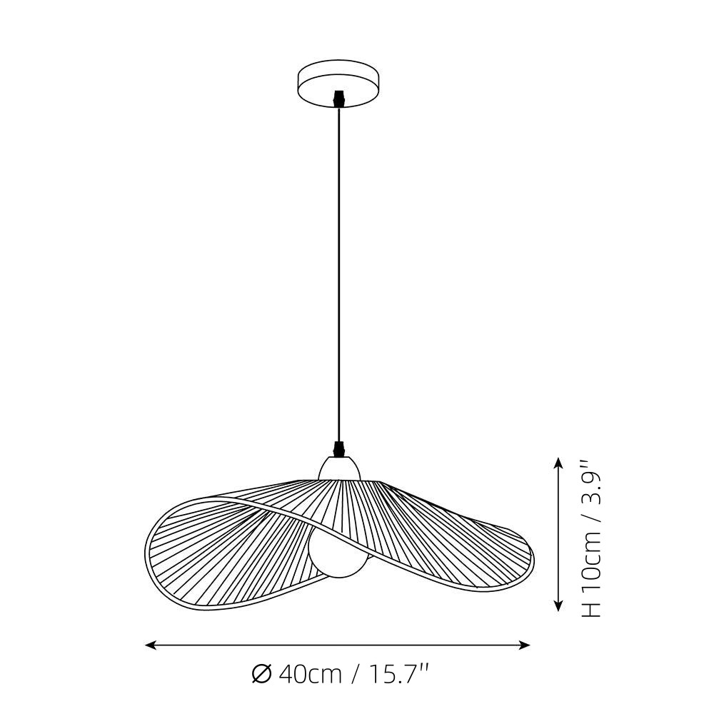 Hemp Rope Pendant Lamp P031