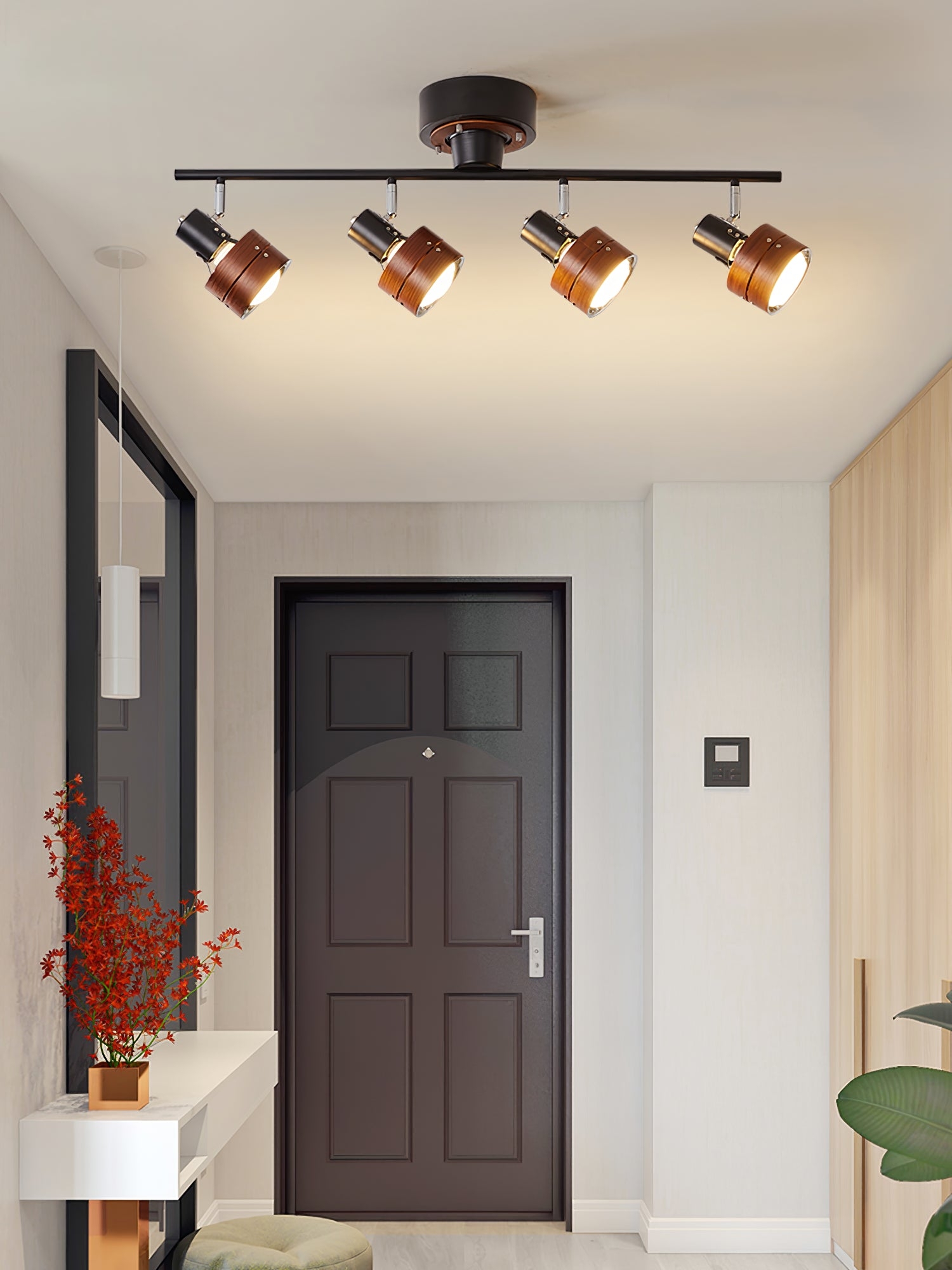 Nordic Cylindrical 4-Light Spotlight T1639