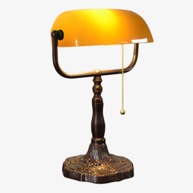 TF Tivanny Floral Stained Glass Desk Lamp - Vintage Table Light for Bedroom Study Living Room T2223