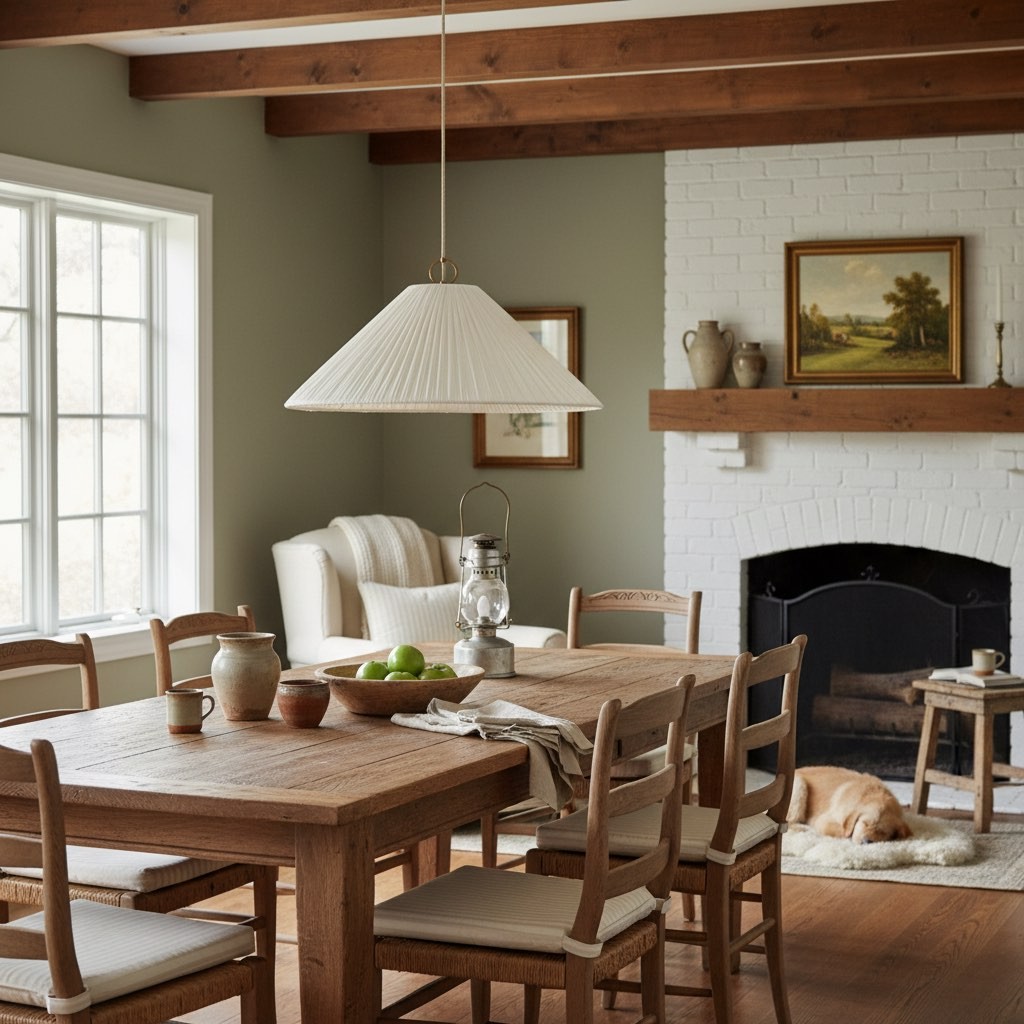 Lindi Luminella Oversized Scalloped Pendant Light in Bronze & Linen for Living Room T445