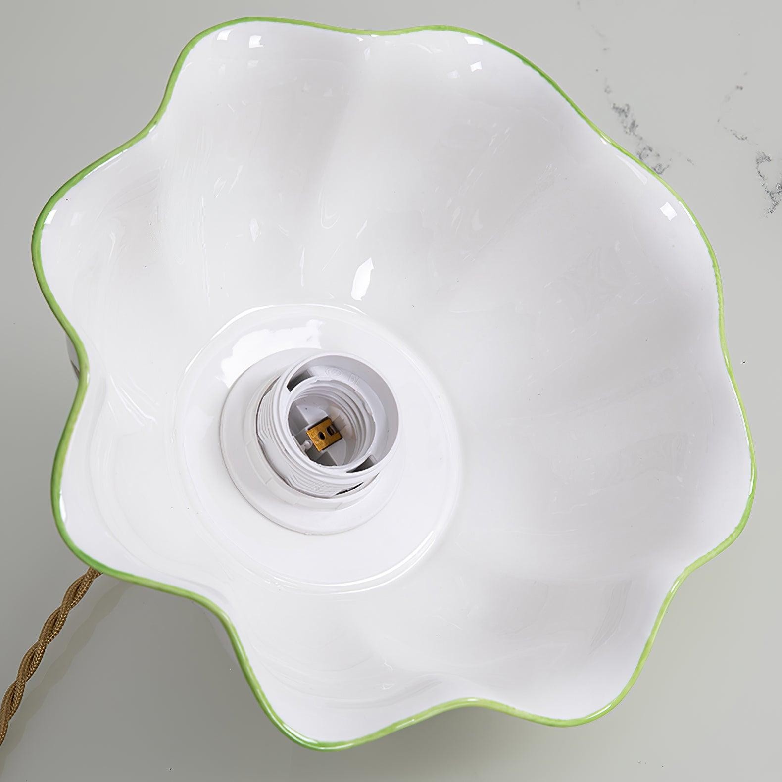 Retro Cream Style Ceramic Pendant Lamp G44