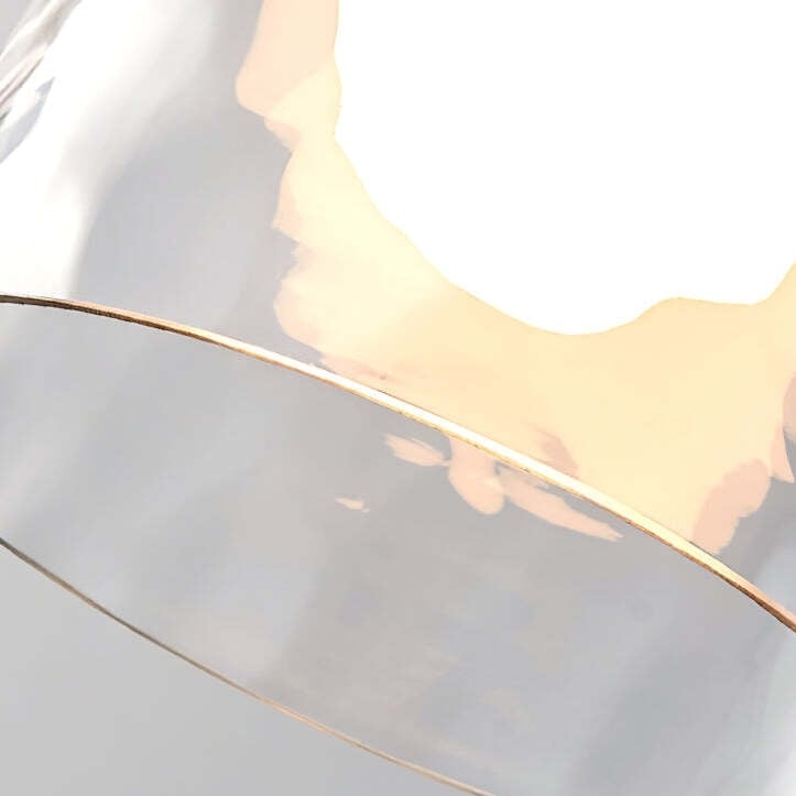 Quenora Textured Ripple Glass Pendant Light - Modern Style Pendant for Living Room U23