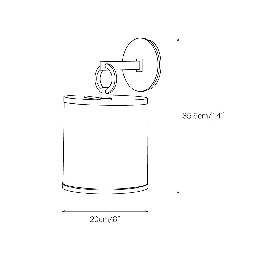 Full Circle Sconce T1840