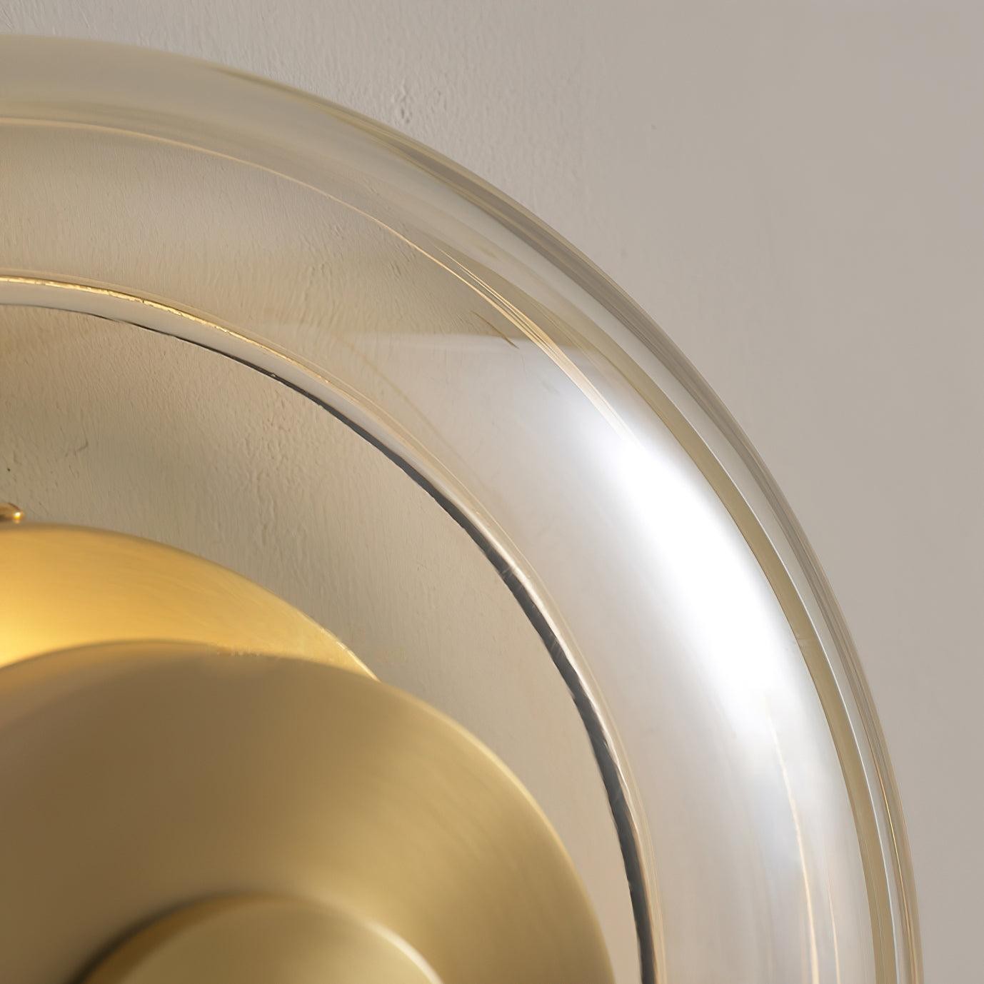 Postmodern Brass Glass Wall Lamp M112