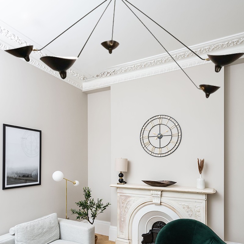 Arclume Arc Ceiling Lamp - Mid Century Multi Arm Light for Living Room
