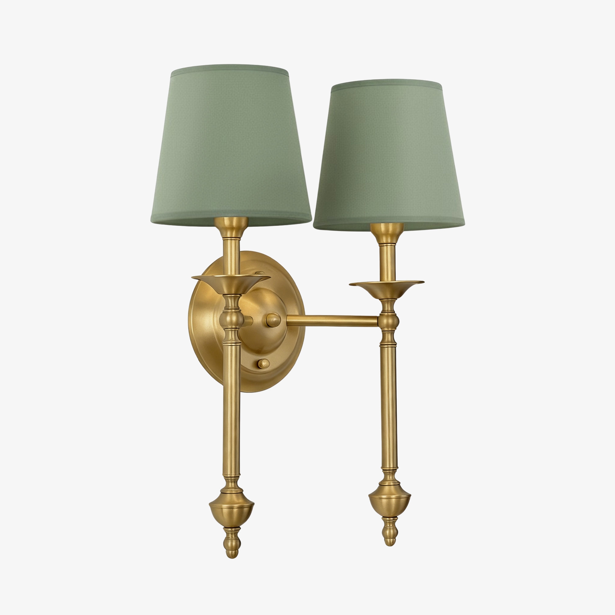 Arcuma Wall Lamp - Modern Copper and Fabric for Living Room T492