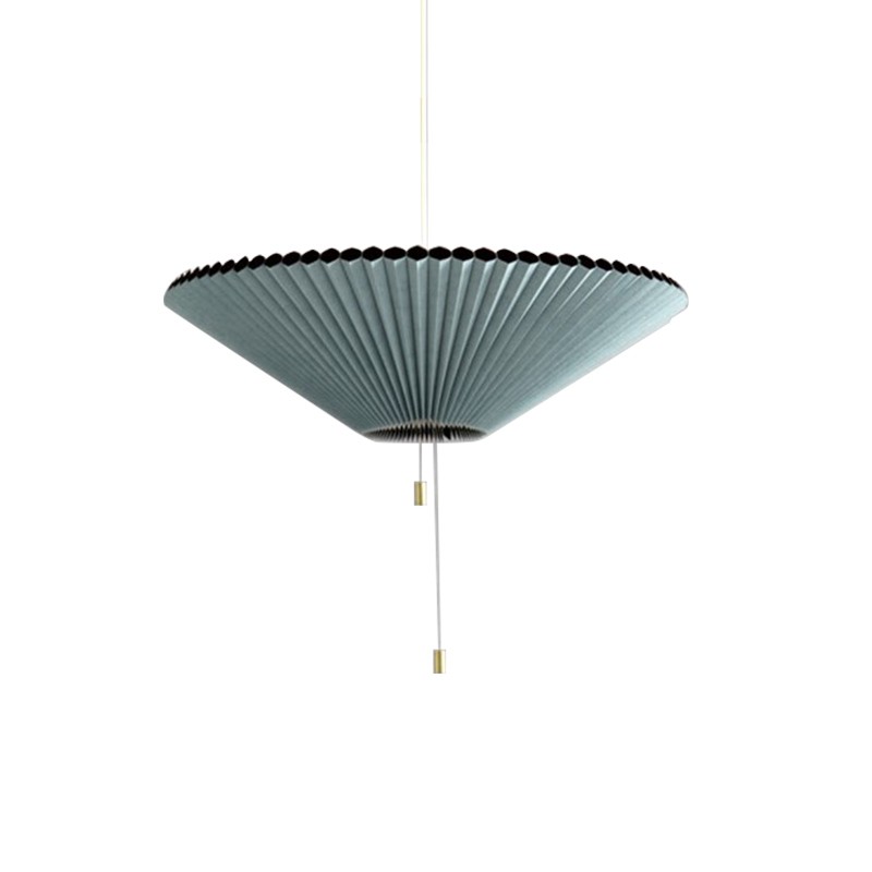 Méduse Pendant Light - Light Blue Papery Design for Modern Interiors
