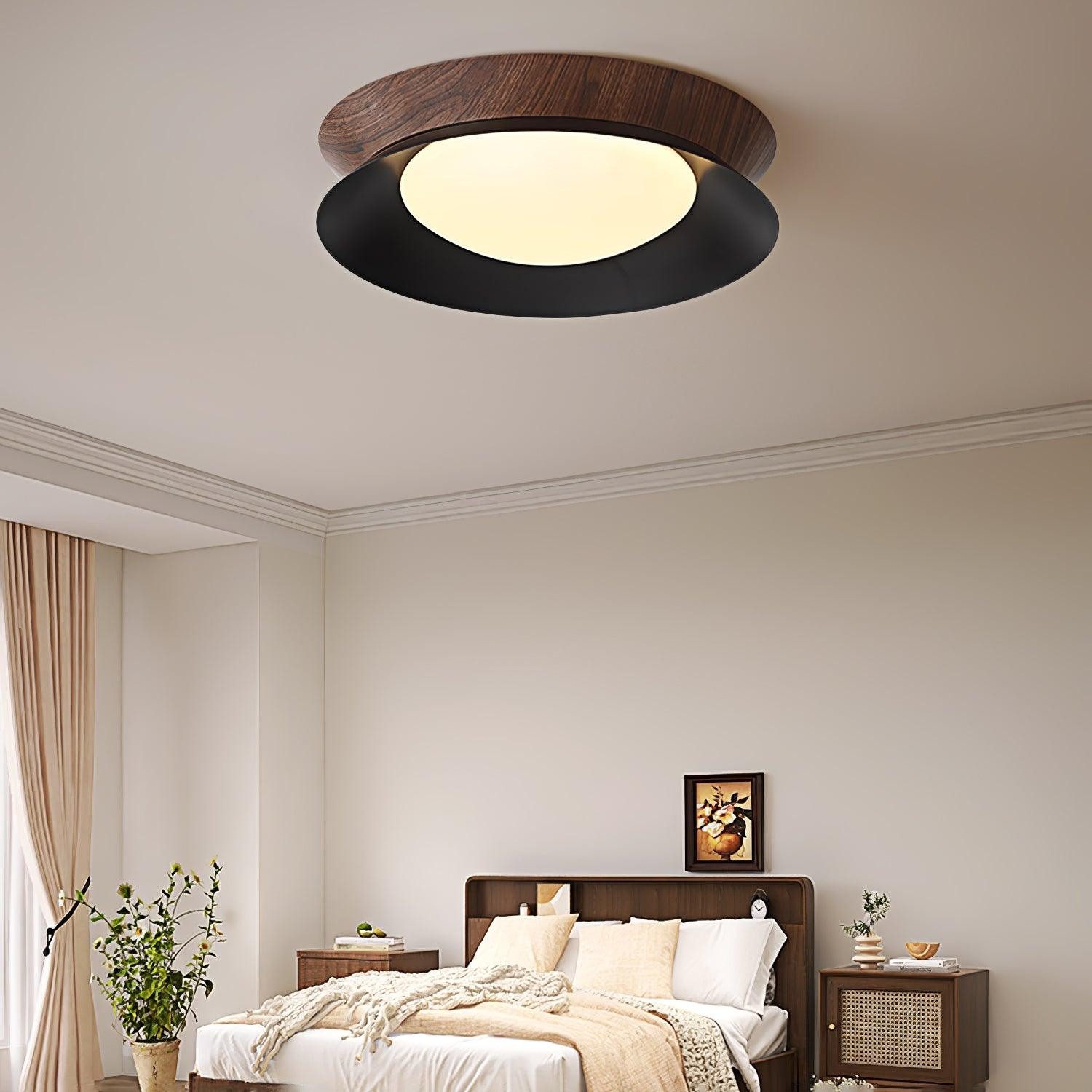 Double Half Round Ceiling Light M374
