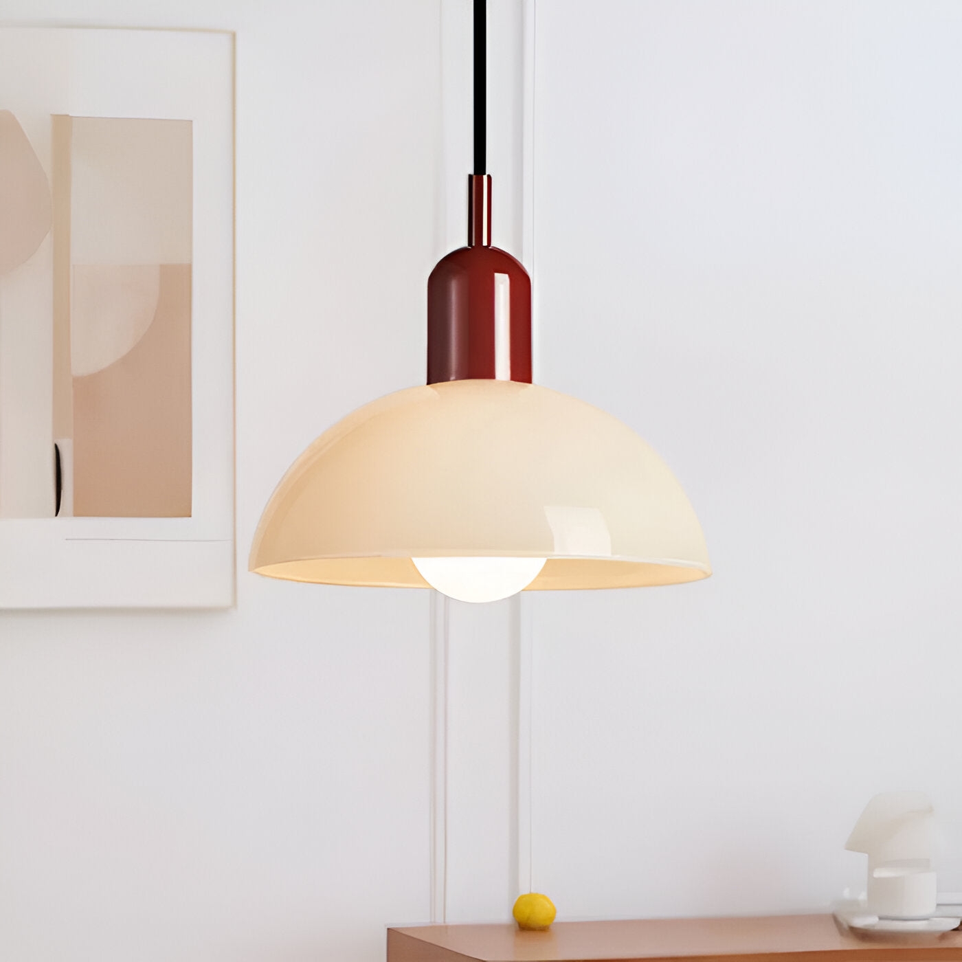 Aurora Nordic Colorful Bowl Pendant Light T2040