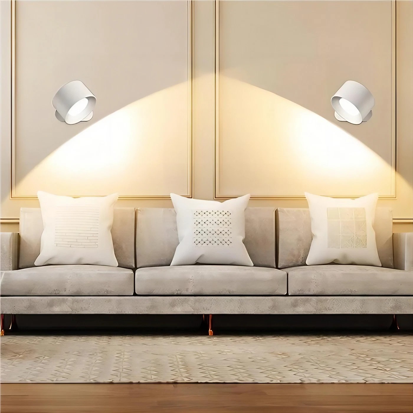 Wireless Rotatable LED Bedside Reading Wall Lamp S58