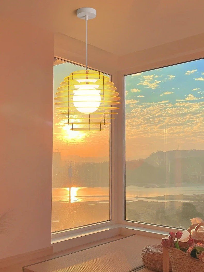 Bauhaus Memphis Acrylic Sunrise Pendant Lamp G78
