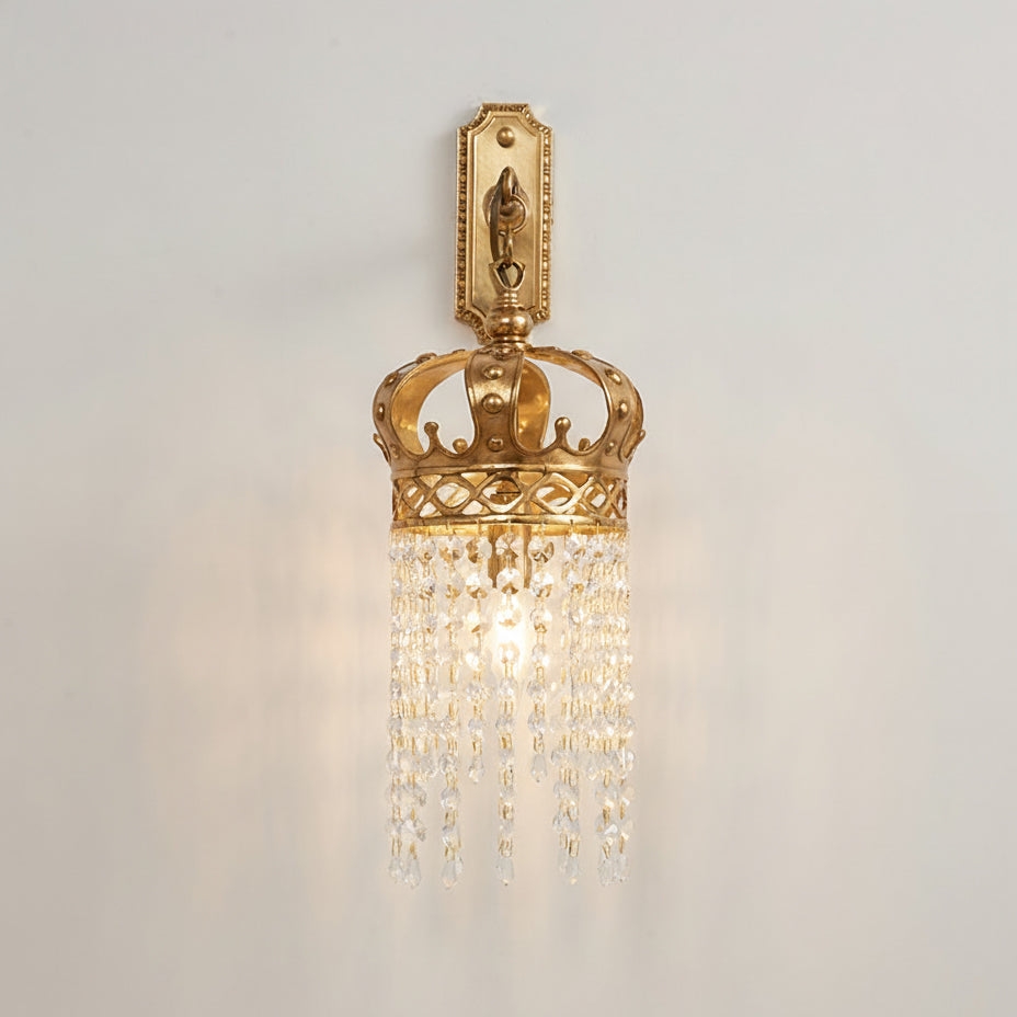 Timon Brass Crown Wall Lamp T1969