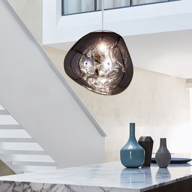 Dynamic Surface Pendant Light For Living Room S208
