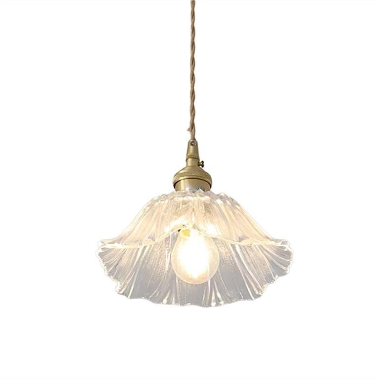 Tiffany Lotus Glass Pendant Light for Living Room S08