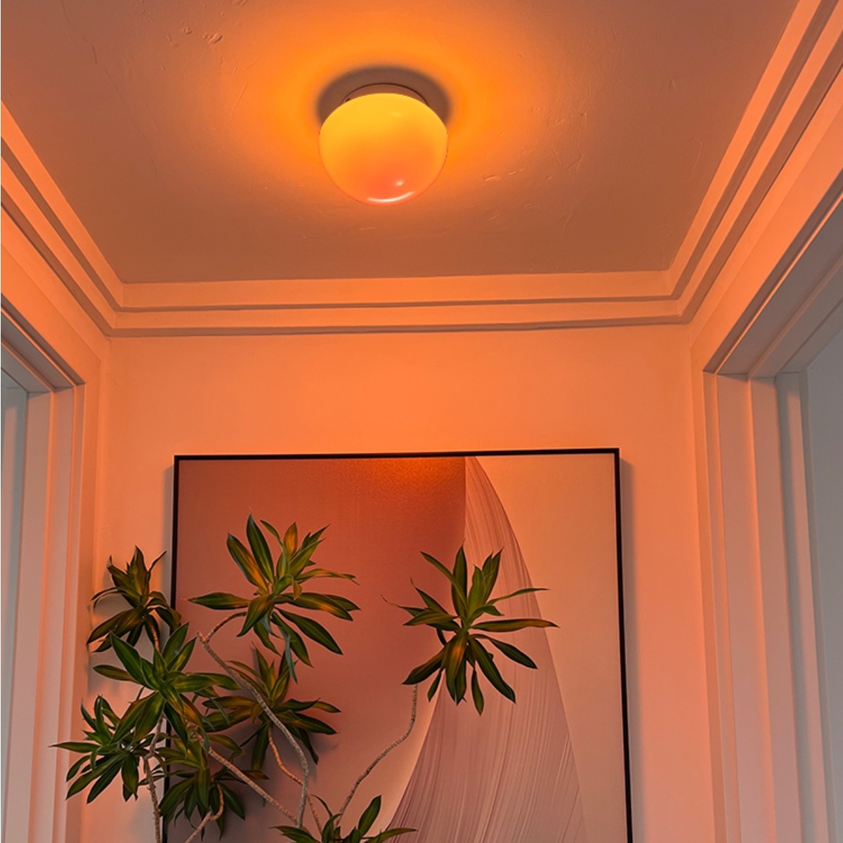 Modern Sunset Ceiling Lamp – Warm Glow Acrylic Flush Mount Light S261