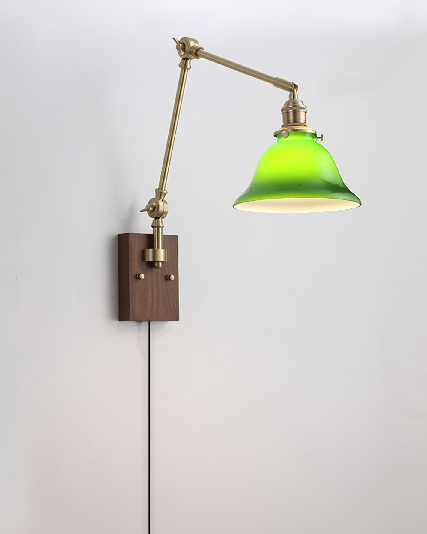 Banker Swing Arm Plug In Wall Light M188