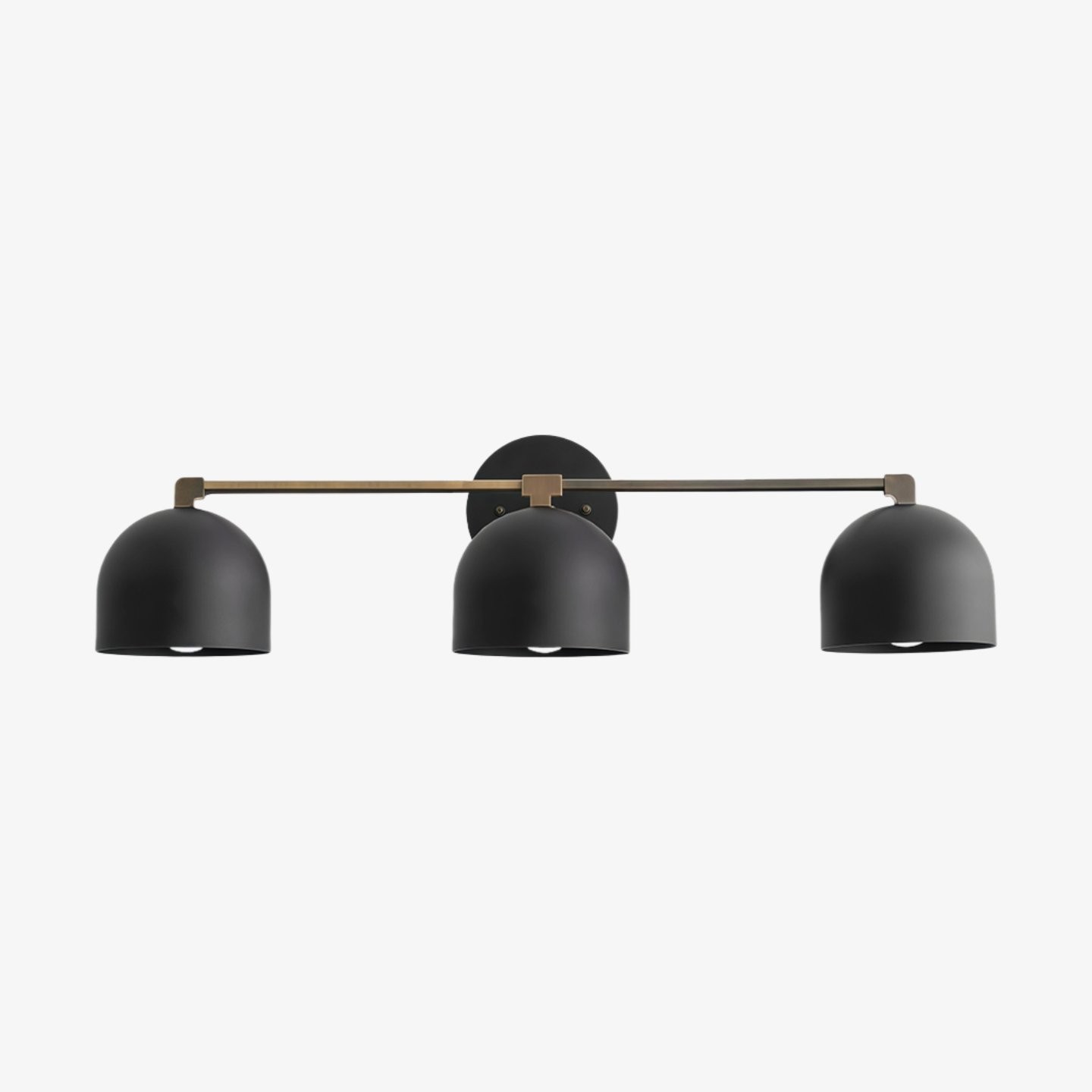 Metio Dome Mid-Century Deep Ball Vanity Lamp - Brass Wall Sconce T412