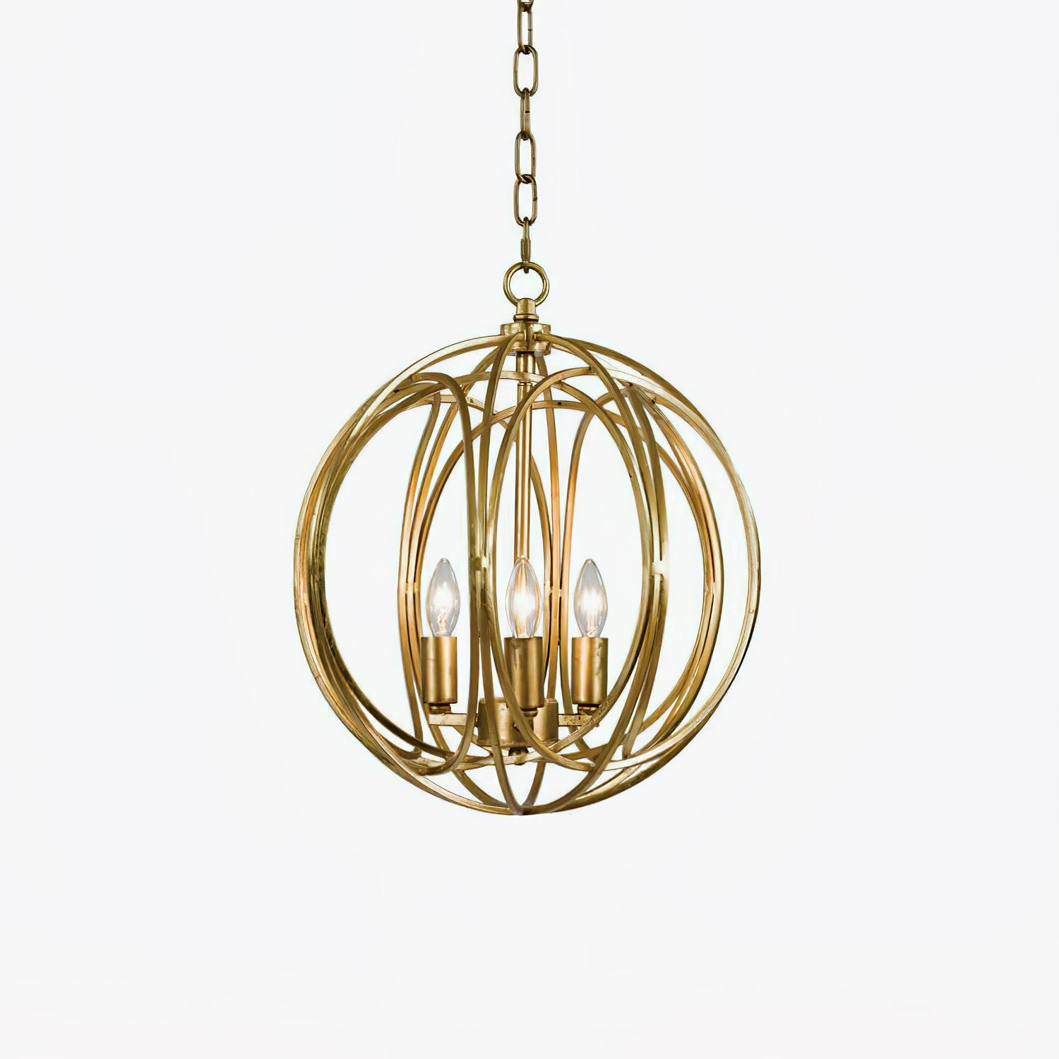Hollow Metal Line Retro Pendant Light M526