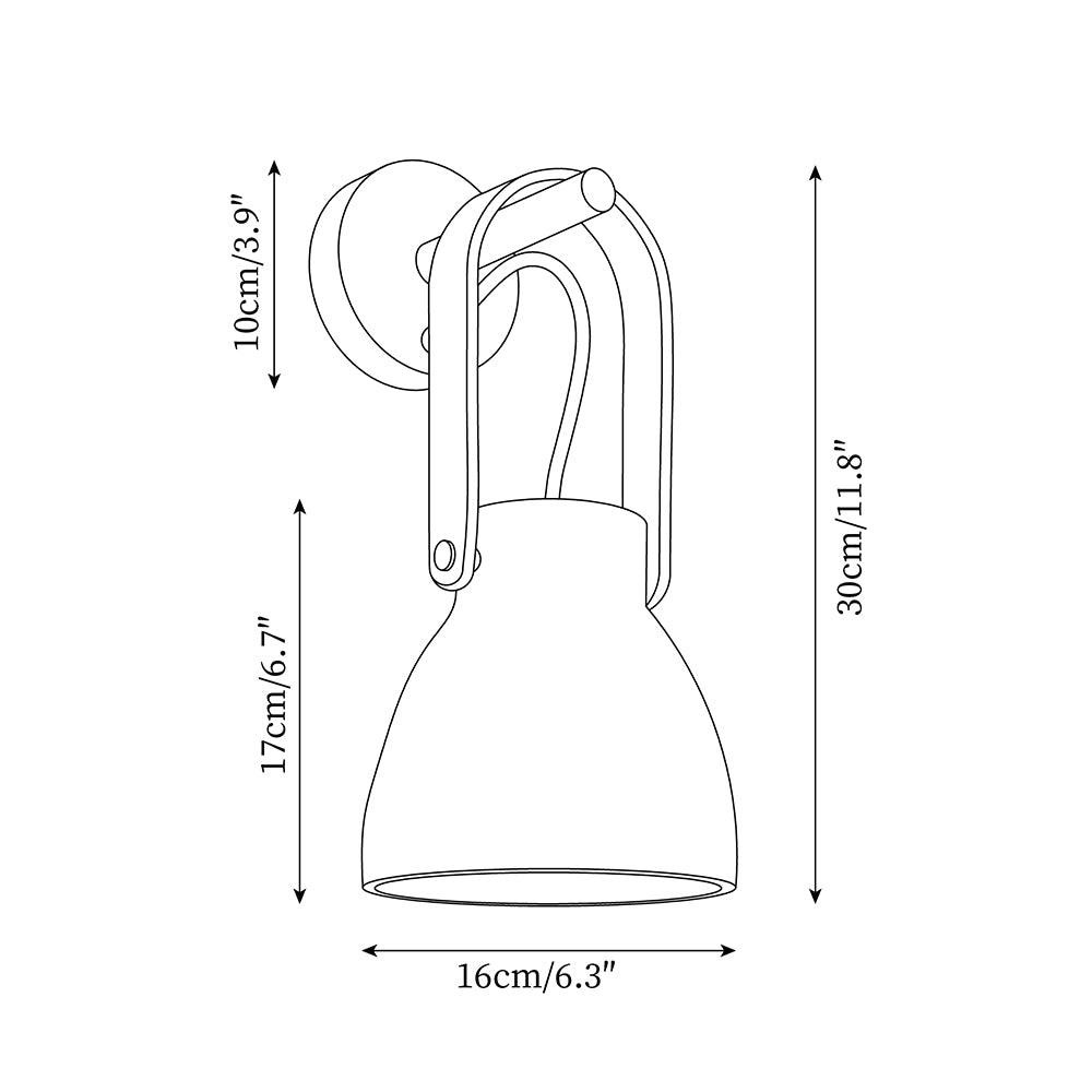 Personalized Creative Curved Portable Wall Lamp M177