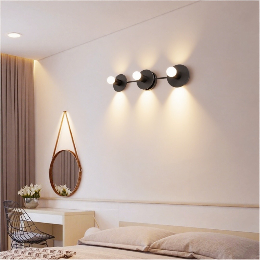 Model No. 5708 Modern Spherical Vanity Bathroom Lighting - 3 Light Vanity Light Fixture T253