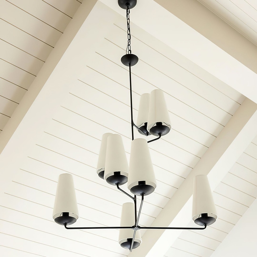 Luxe Vertical Pendant Light – Contemporary Design for Living Room T101