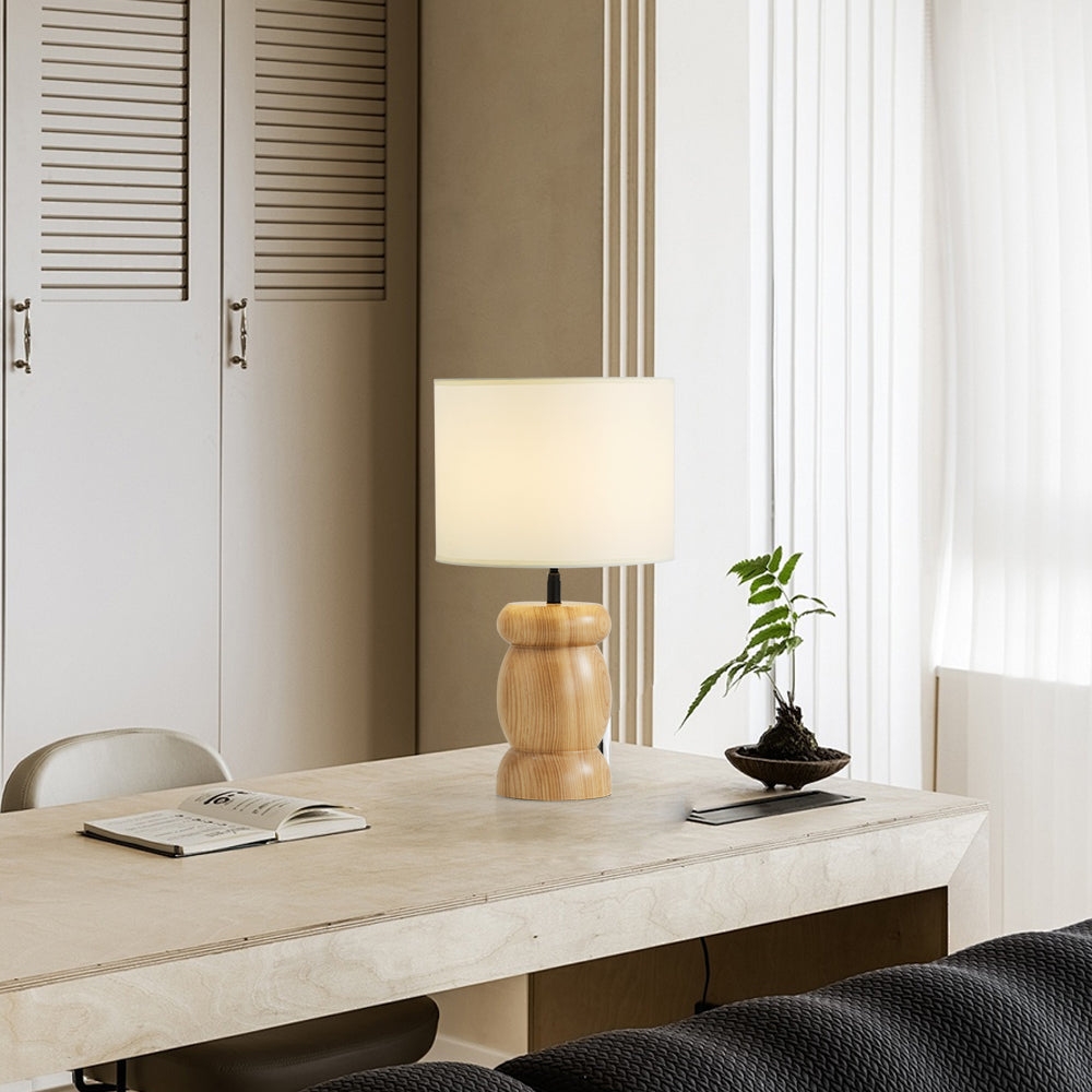 Pebble Wood Table Lamp T1671