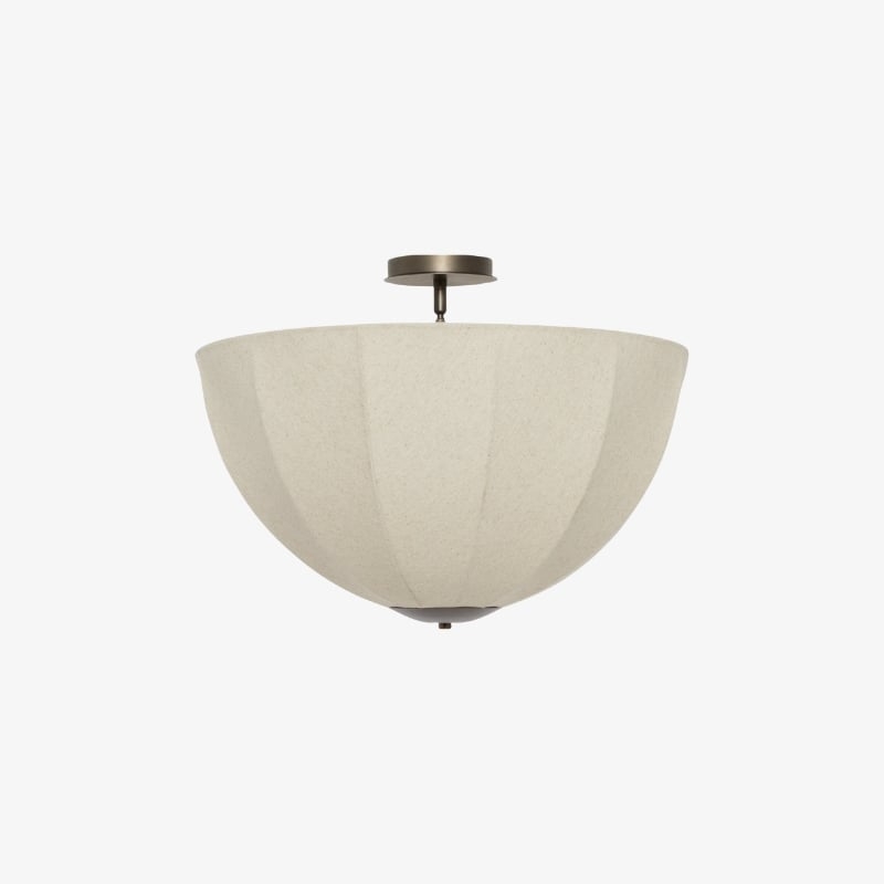 Lumarys Pendant Light - Botanical Inspired Linen Shade for Living Room T658