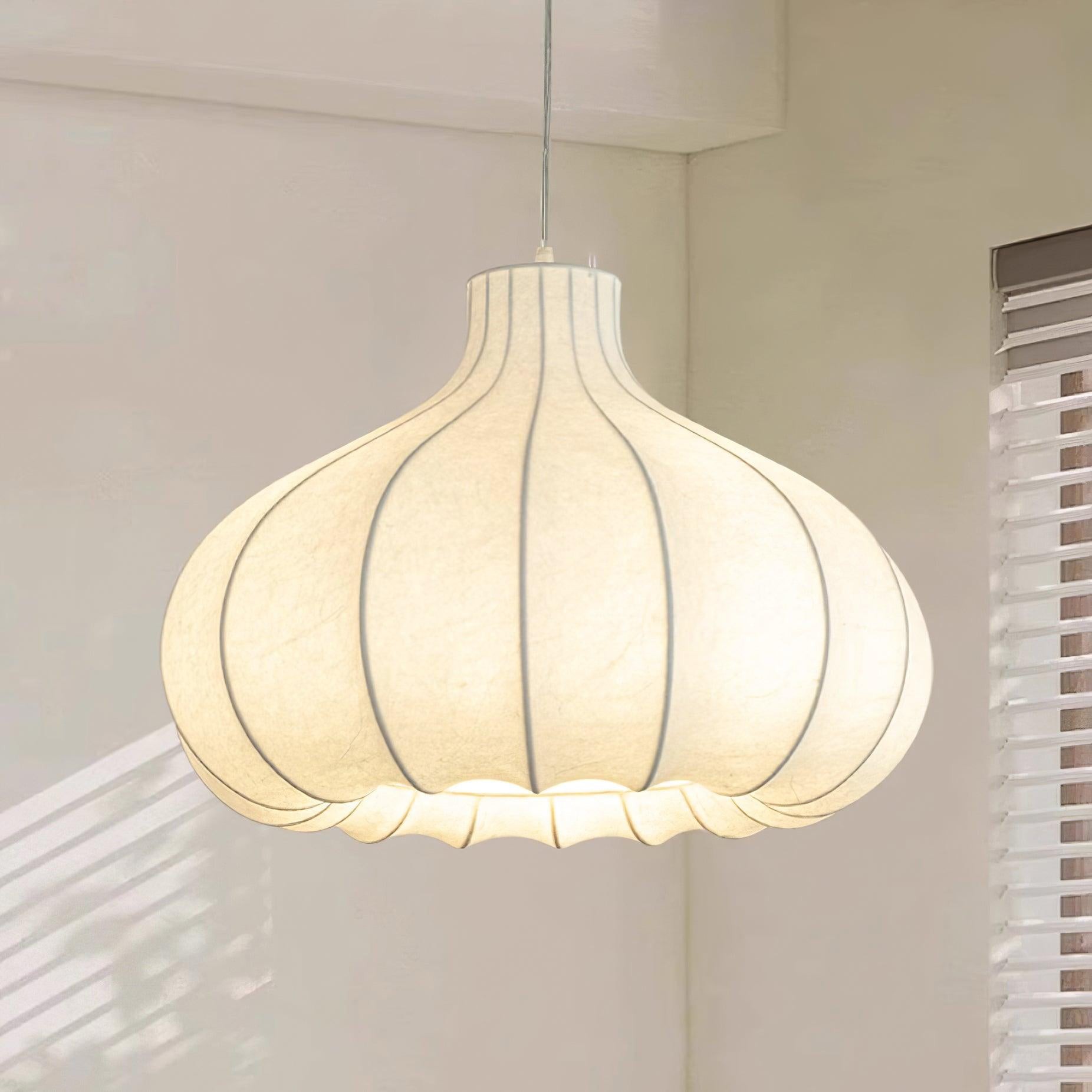 Onion Bubble Silk Pendant Lamp M434