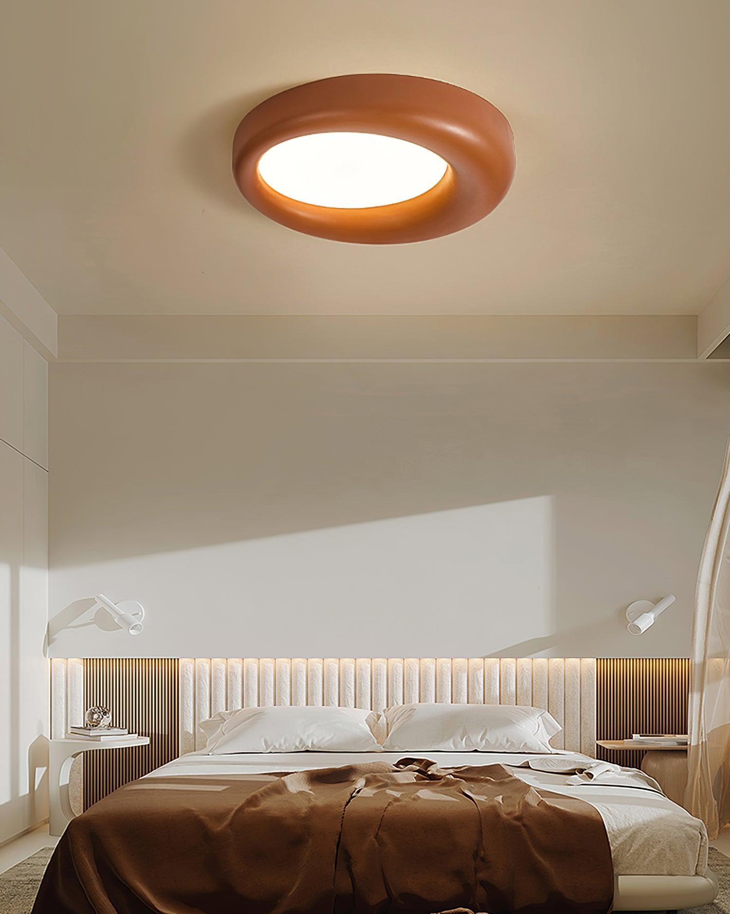 Center Offset Concentric Circle Acrylic Ceiling Lamp M308