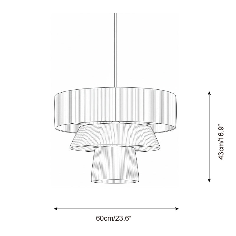 Serapha Tier Pendant Lamp T1513