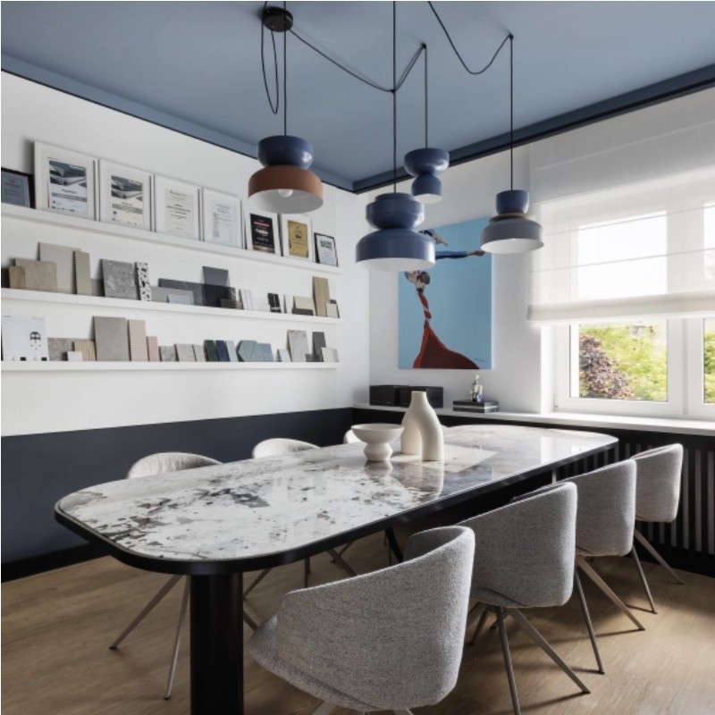 Contemporary Pendant Light with Layered Shade Design S231