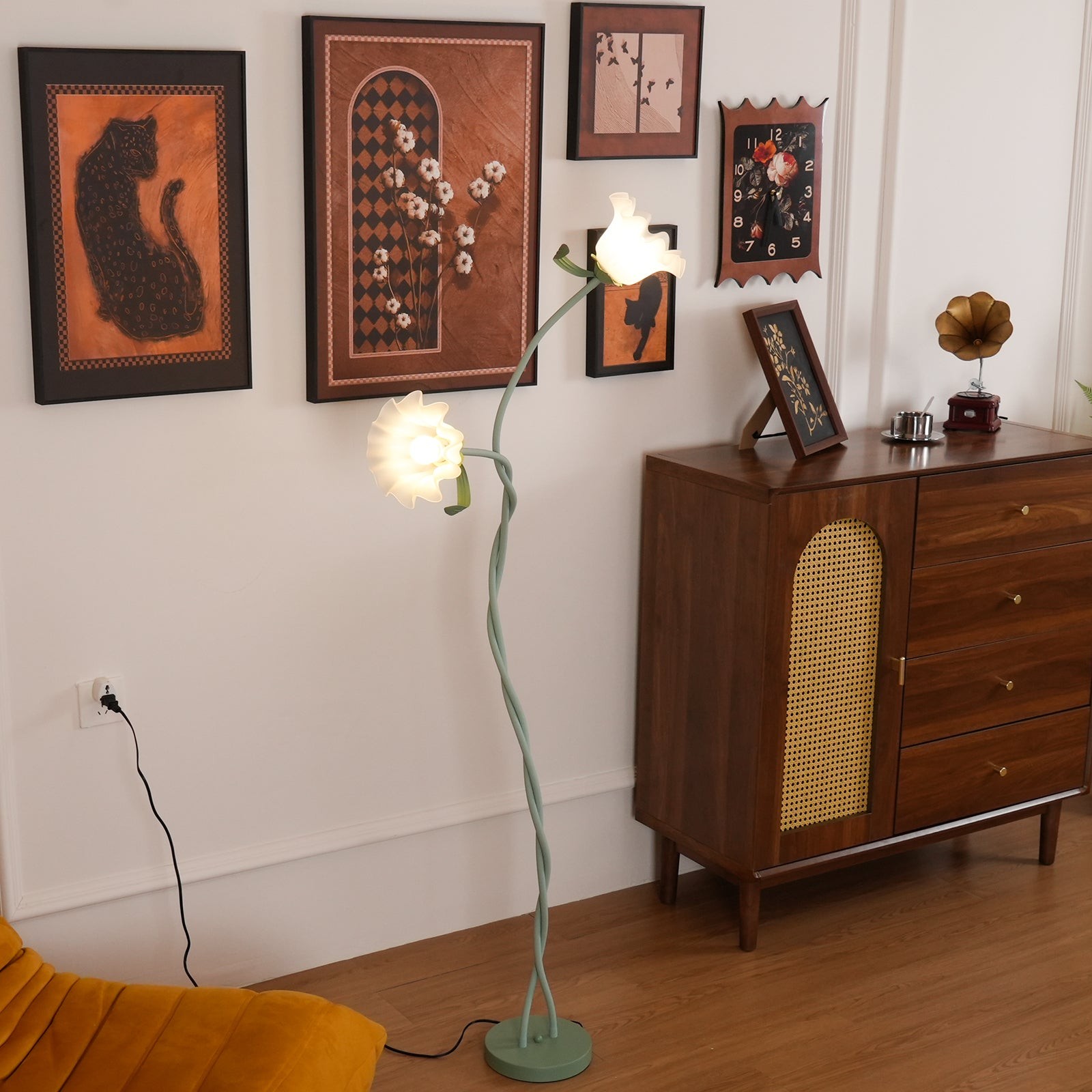 Creative Multi-Head Winding Flower Shape Floor Lamp M75