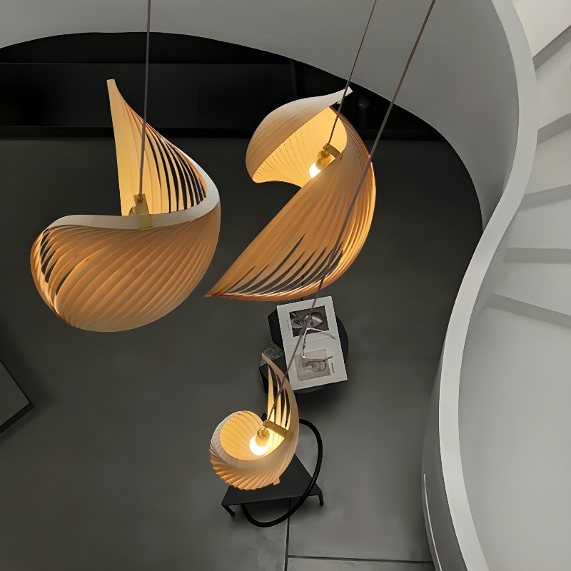 Nautilus Shell Pendant Light S196
