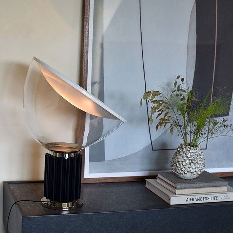 Bowlum Table Lamp - Designer Glass Table Lamp for Bedroom