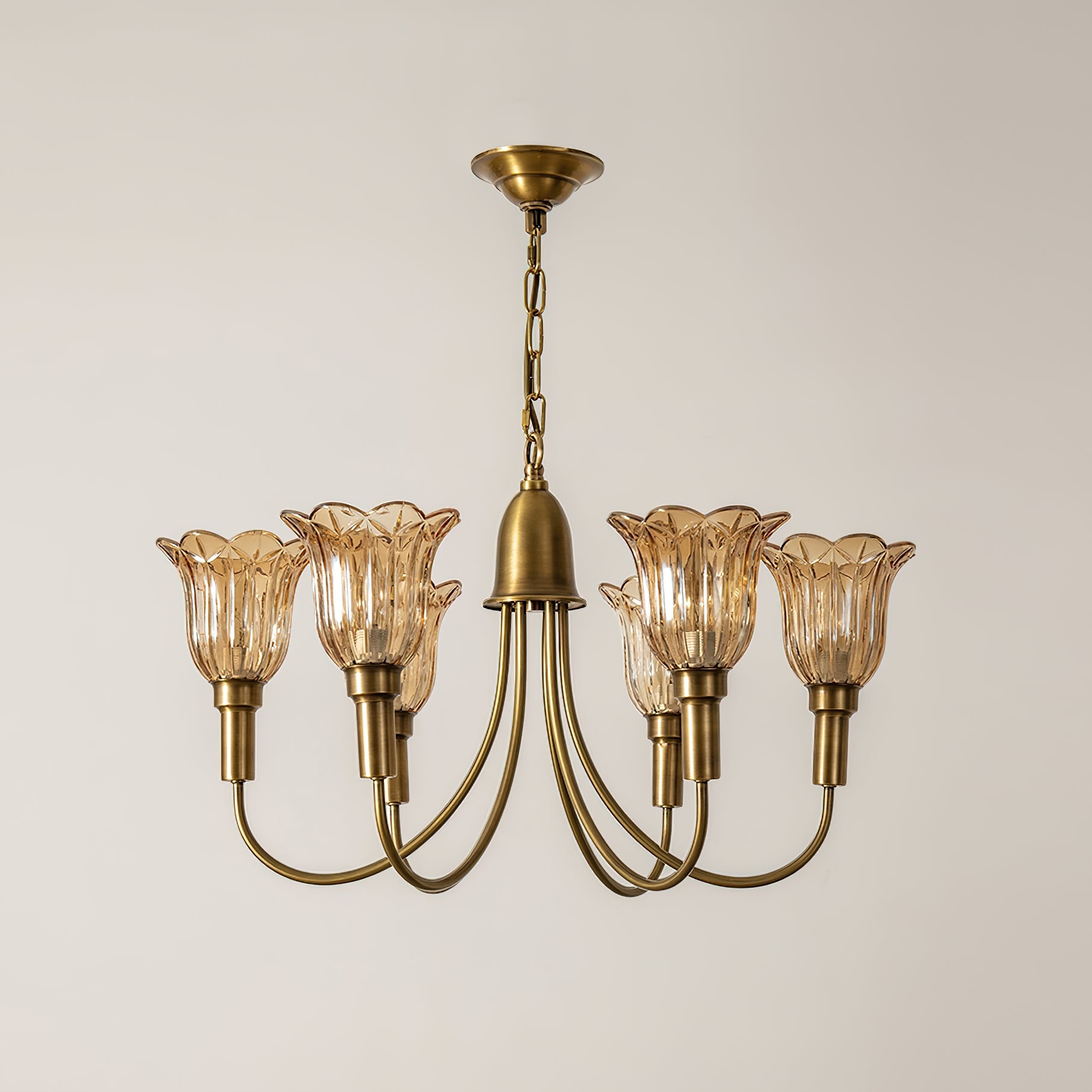 Columbia Brass Chandelier T1729