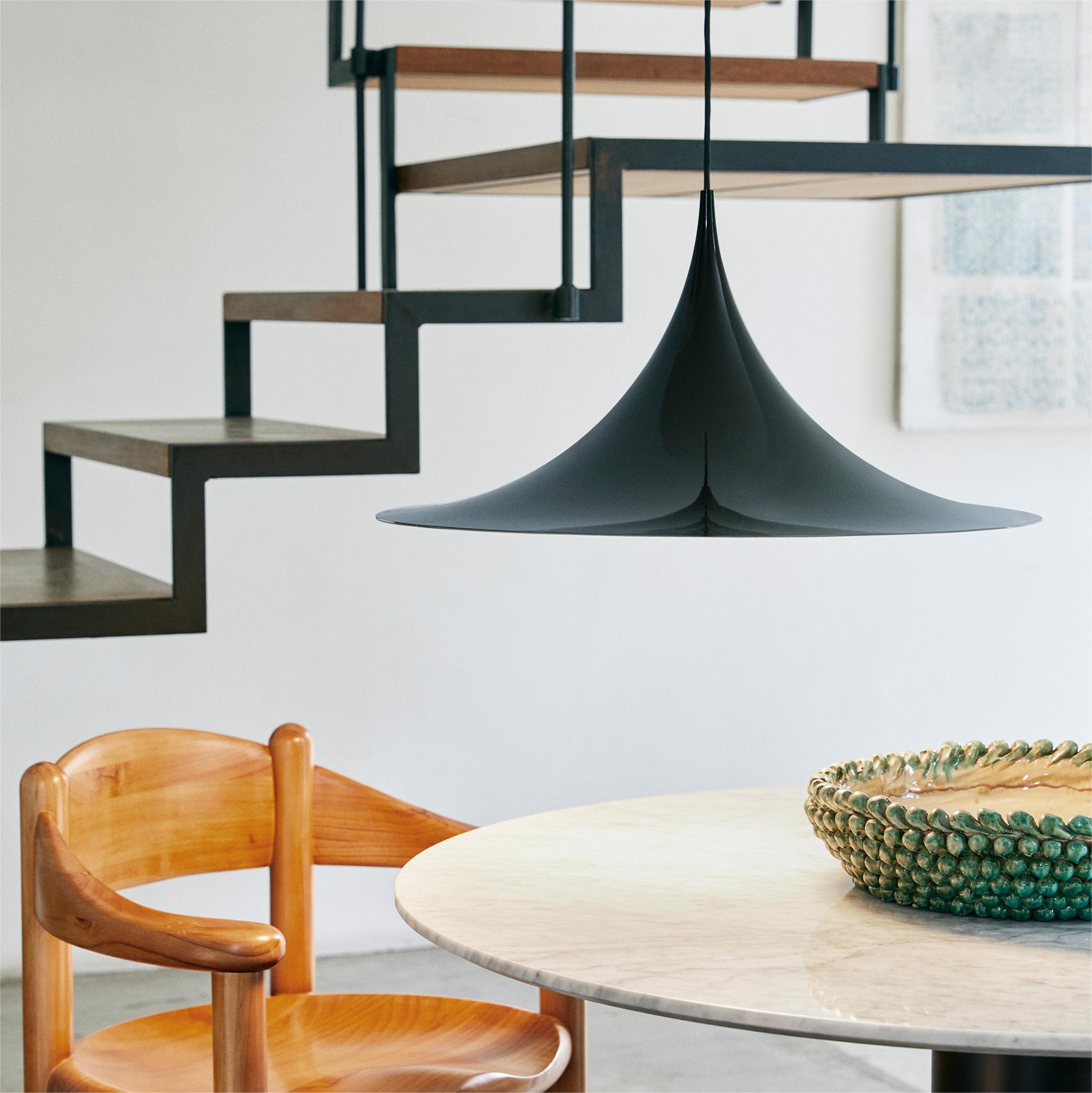 Modern Horn Pendant Light – Metal Design for Dining Room