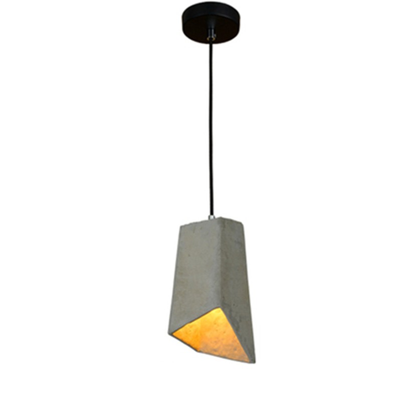 VARBRITT Geometric Cement Pendant Light