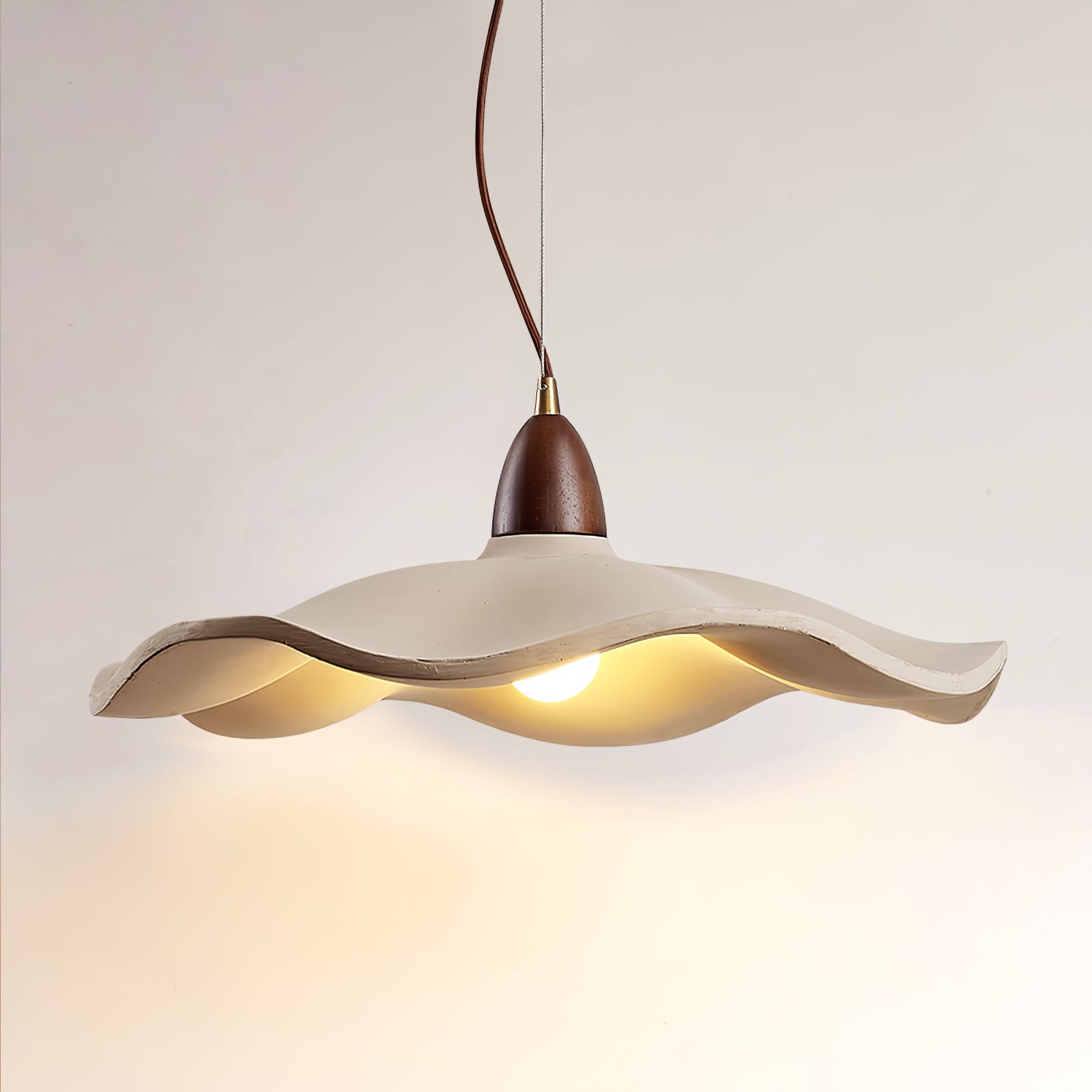Japanese Wabi-Sabi Style Cement Wave Pendant Lamp M565