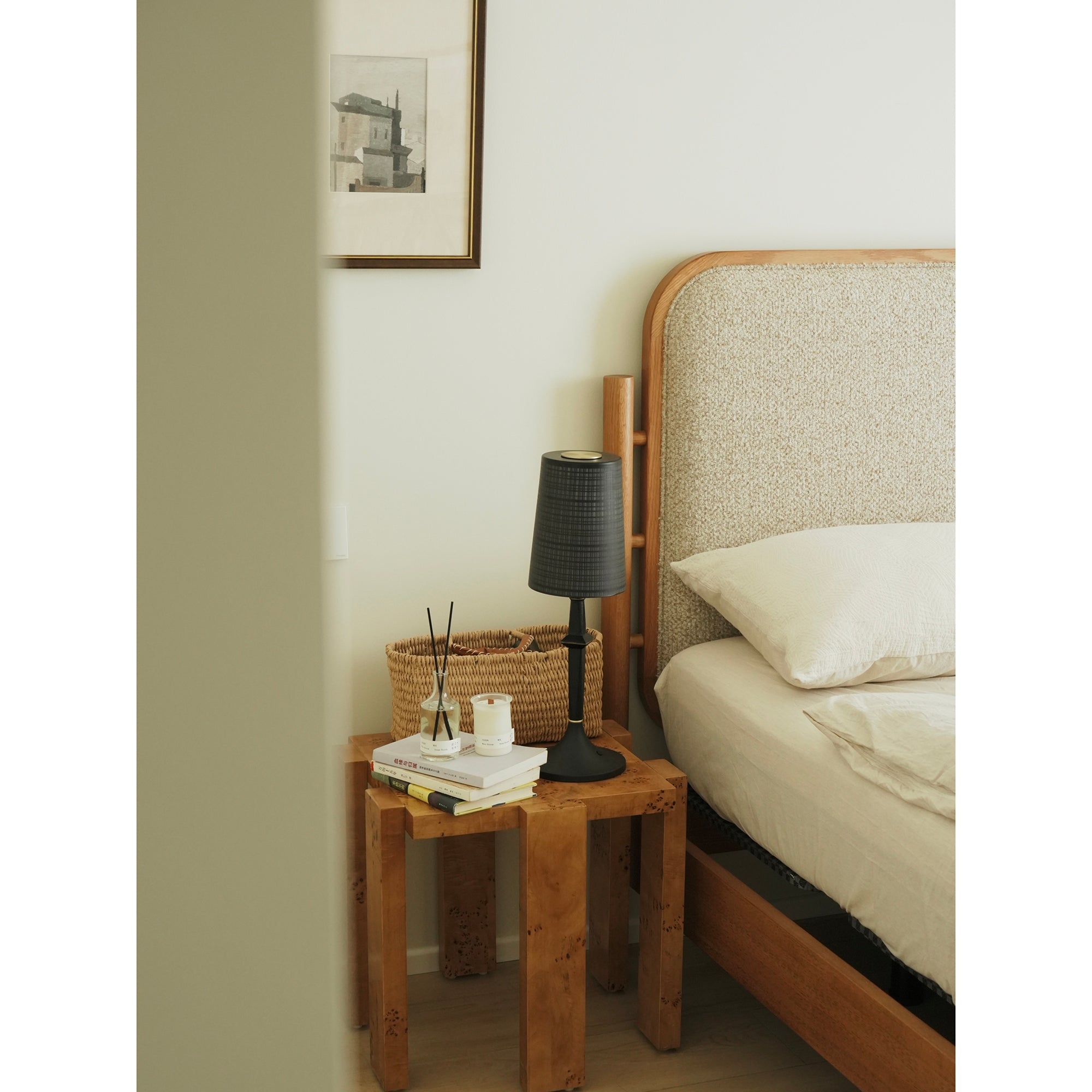 Devon Black Table Lamp (Built-in Battery) T1933