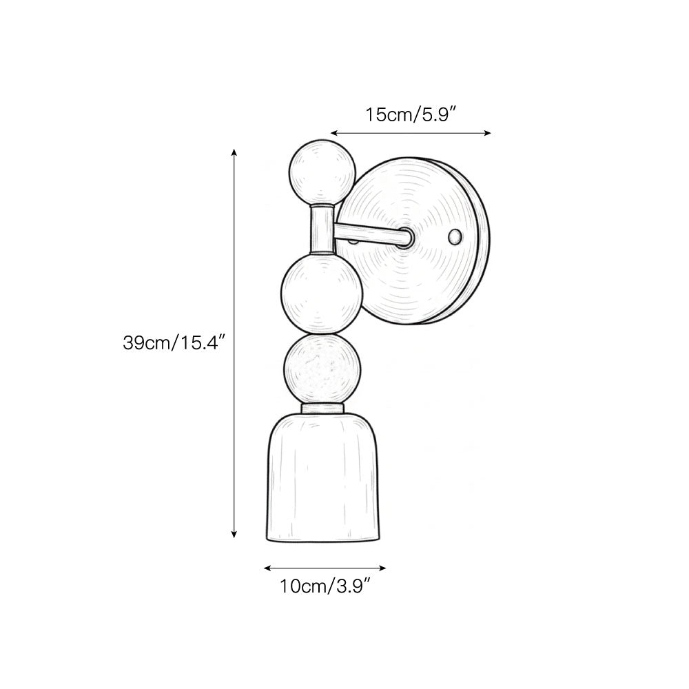 Flume Alabaster Wall Lamp T1989