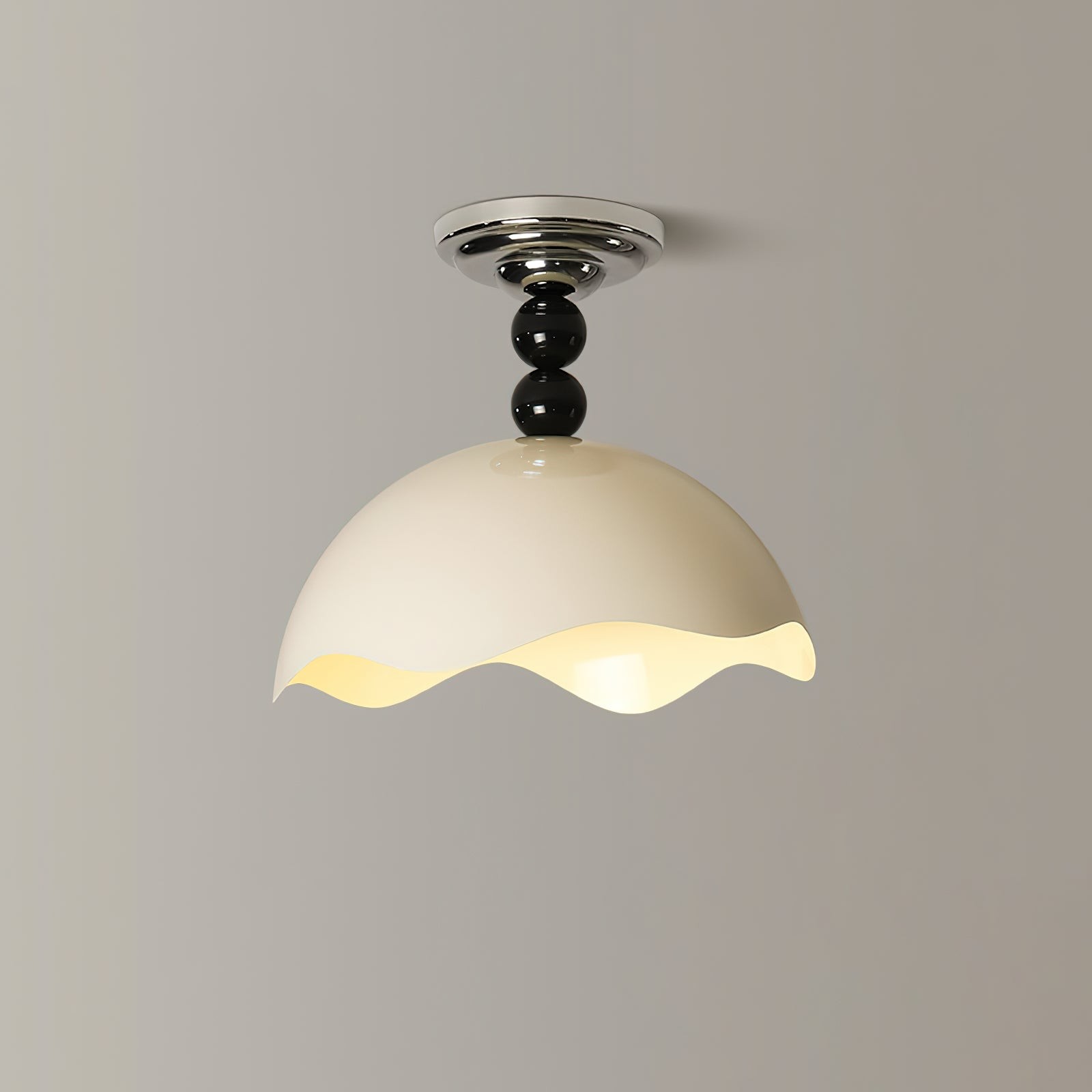 Modern Wave Crest Metal Ceiling Lamp M484