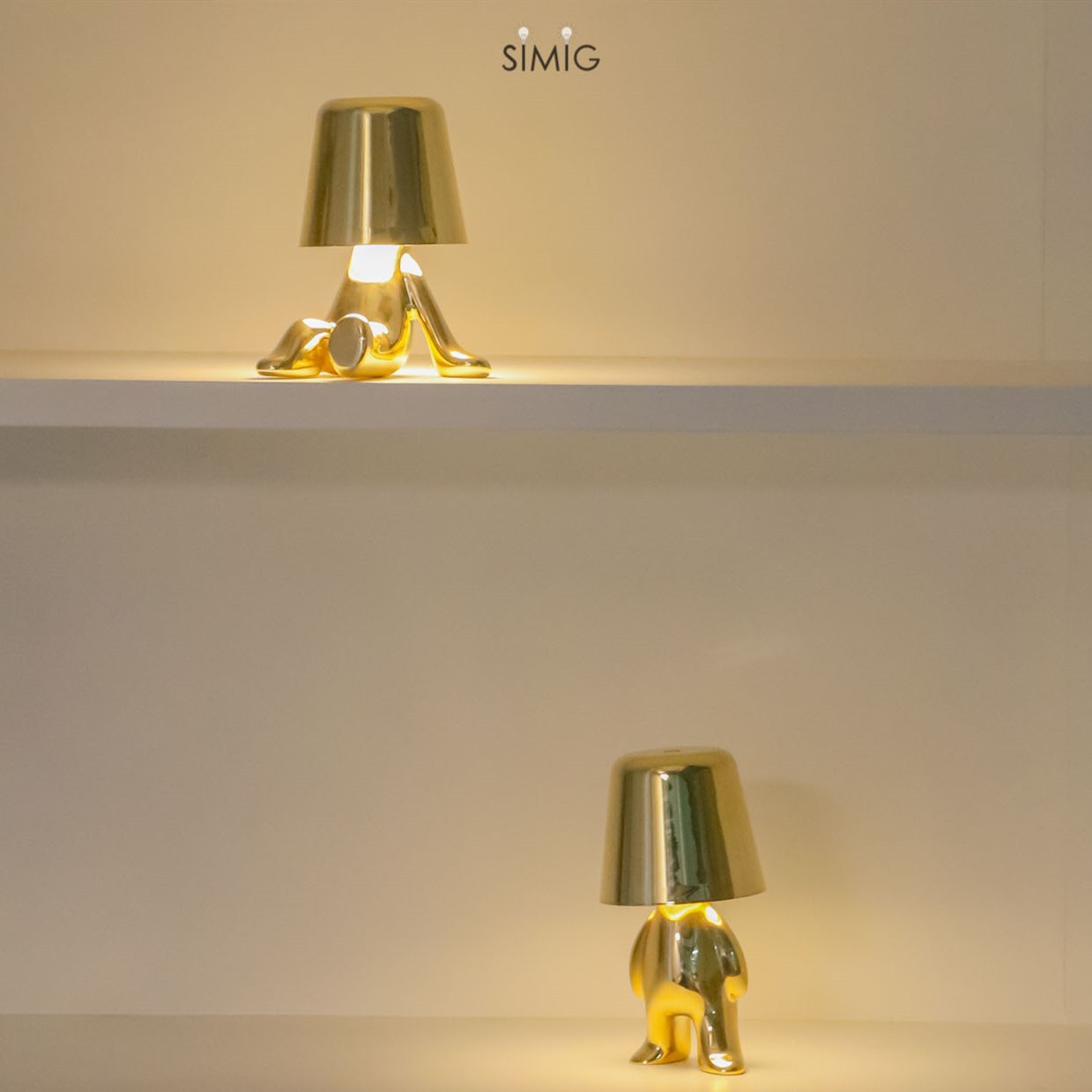 Aurabrova Human Figure Table Lamp - Modern Sculptural Design for Living Room