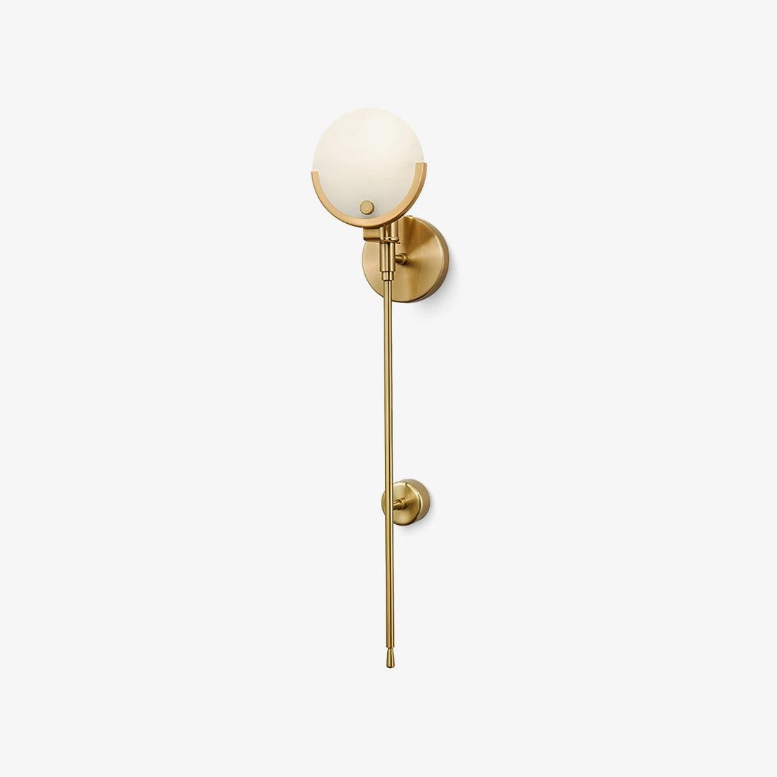 Metal Brass Spherical Bedroom Wall Lamp M573