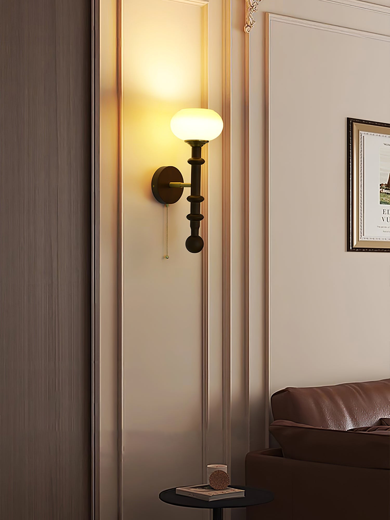 Retro Solid Wood Series Wall Lamp M419