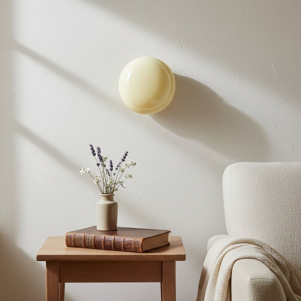 Orra Opaline Glass Wall Sconce - Classic Ambient Light for Hallway T423