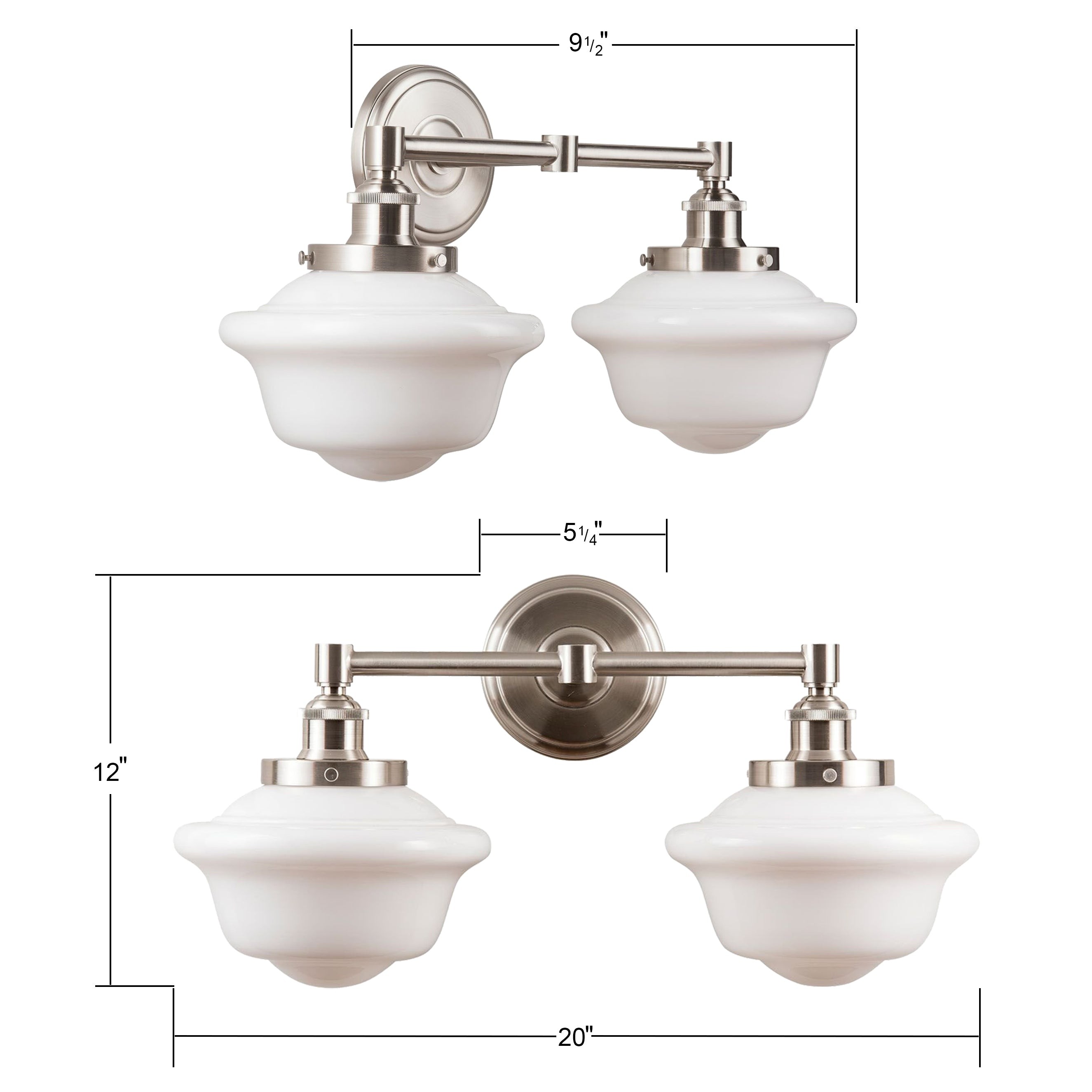 Lavagna Industrial Bathroom Vanity Light T130